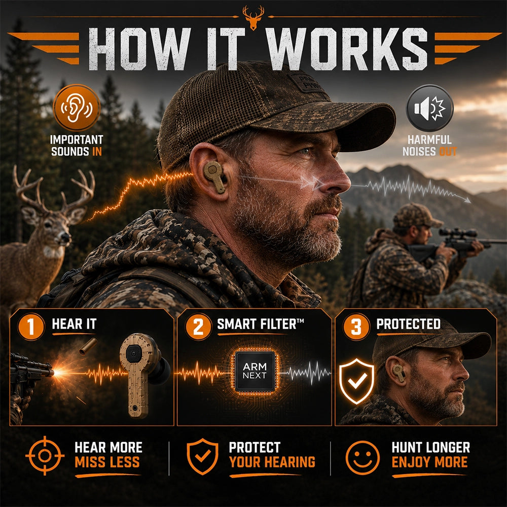 ARM NEXT Hunter Tactical Earbuds 5.0