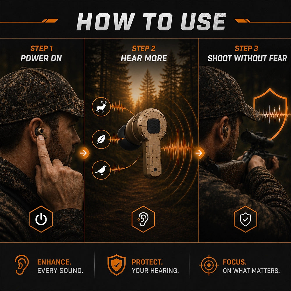ARM NEXT Hunter Tactical Earbuds 5.0