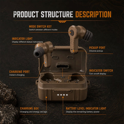 ARM NEXT Hunter Tactical Earbuds 5.0