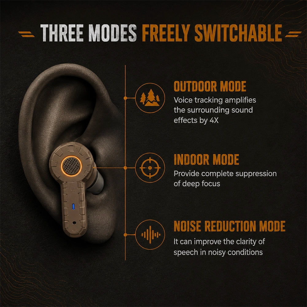 ARM NEXT Hunter Tactical Earbuds 5.0