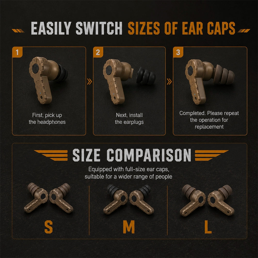 ARM NEXT Hunter Tactical Earbuds 5.0